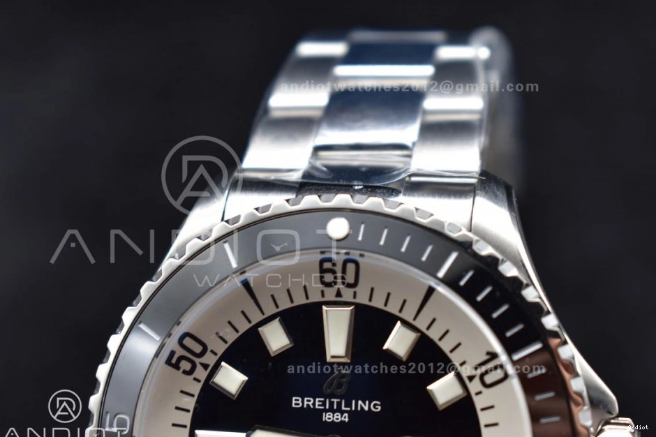 A 44 on TF Best White Black Automatic SunProtective Bracelet SS SuperOcean 475 Dial 1:1 Edition 0710
